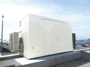 太陽光発電用パワコン収納箱（シェルター）