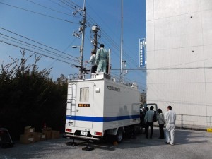 検査、測定に関する車両