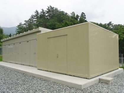風力発電用機器収容局舎(1)