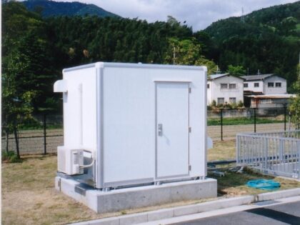水質測定設備収容局舎(1)