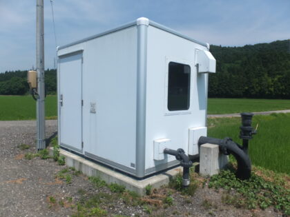 ポンプ施設収容局舎